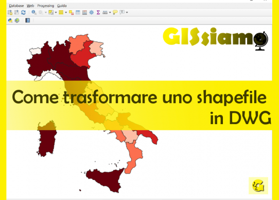 Come trasformare uno shapefile in DWG con QGIS 3.4