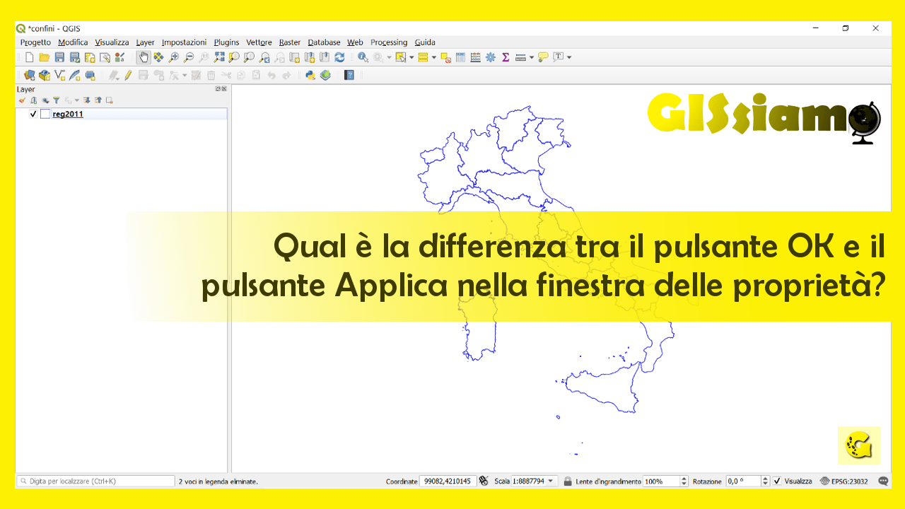 differenza tra il pulsante OK e il pulsante Applica nella finestra delle proprietà