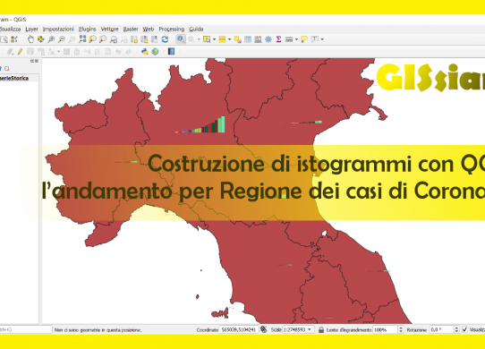 Costruzione di istogrammi con QGIS 3: l’andamento per Regione dei casi di Coronavirus