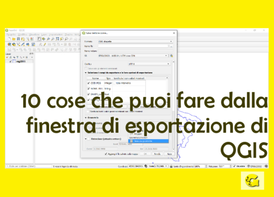 10 cose che puoi fare dalla finestra di esportazione di QGIS