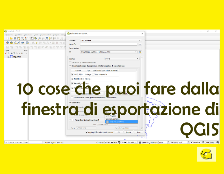 10 cose che puoi fare dalla finestra di esportazione di QGIS