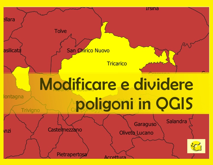 Gli elementi multiparte in QGIS