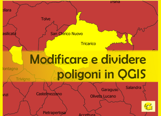 Modificare il tracciato di un elemento in uno shapefile in QGIS