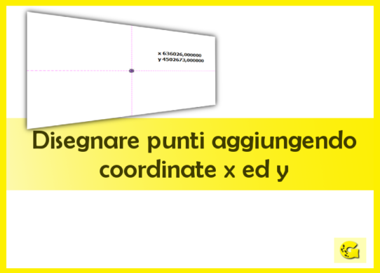 Disegnare punti aggiungendo coordinate x ed y