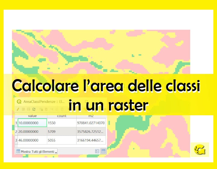 Calcolare l’area delle classi di un raster