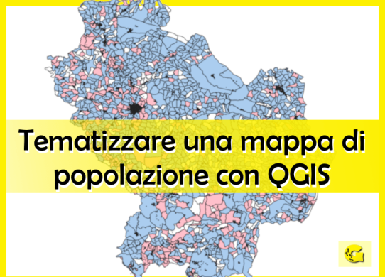 Due modi per tematizzare una mappa di popolazione con QGIS: maschi contro femmine