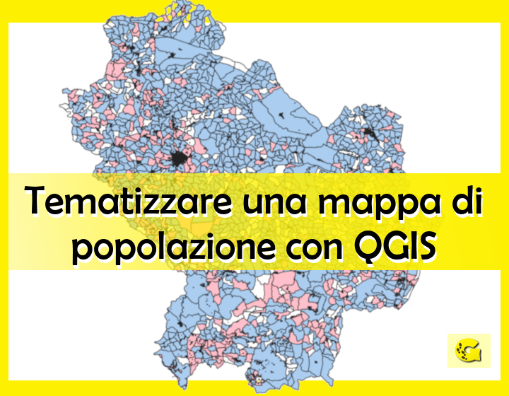 Due modi per tematizzare una mappa di popolazione con QGIS: maschi contro femmine