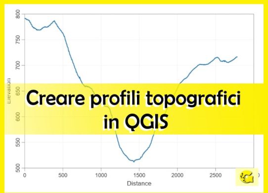 Creare profili topografici in QGIS