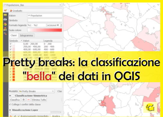 Pretty breaks: la classificazione "bella" dei dati in QGIS