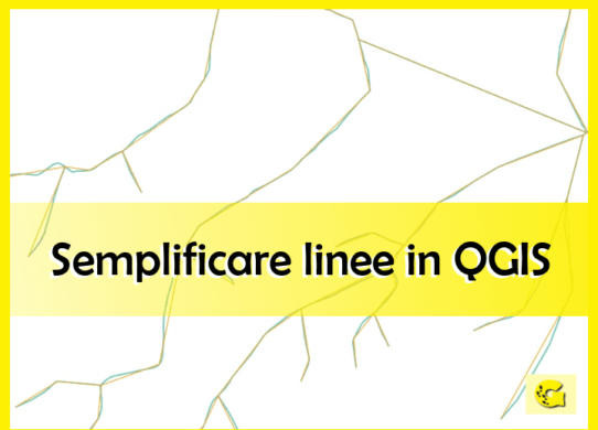 Semplificare linee in QGIS