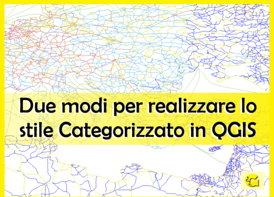 Due modi per realizzare lo stile Categorizzato in QGIS