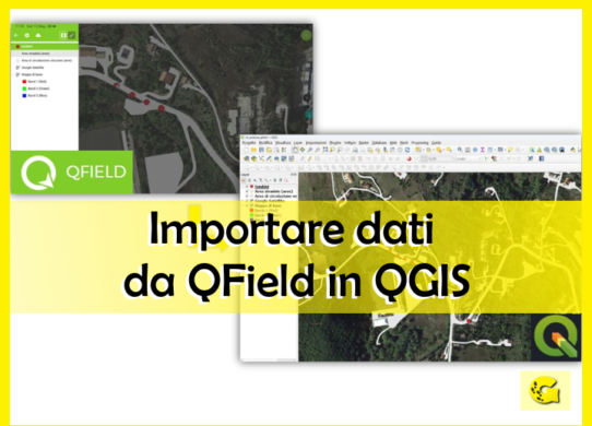 Importare dati in QGIS da QField