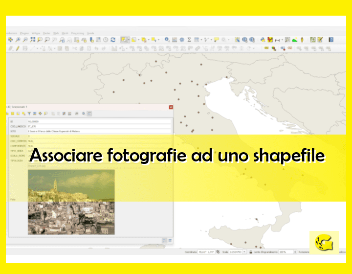 Associare fotografie ad uno shapefile